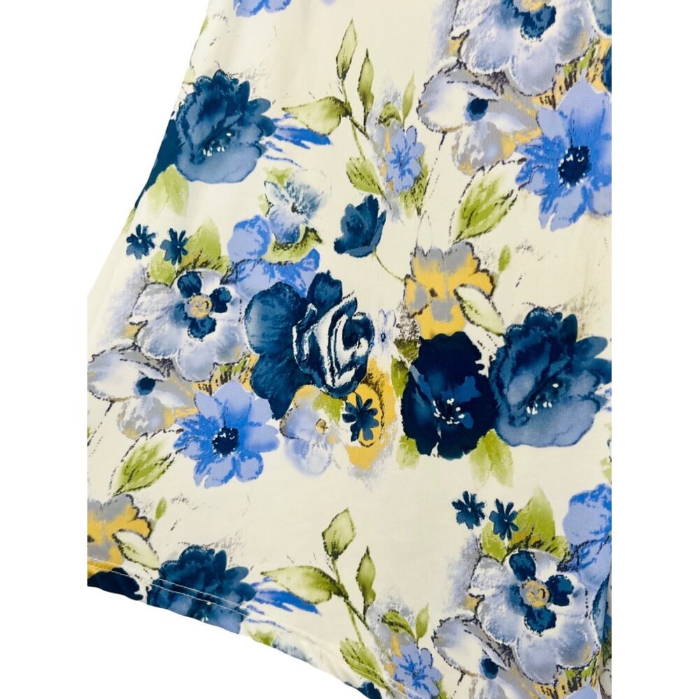 NWT Blue Ditsy Floral Lace Crochet Mini Dress | Cottagecore Coquette Soft Girl L - Picture 5 of 15